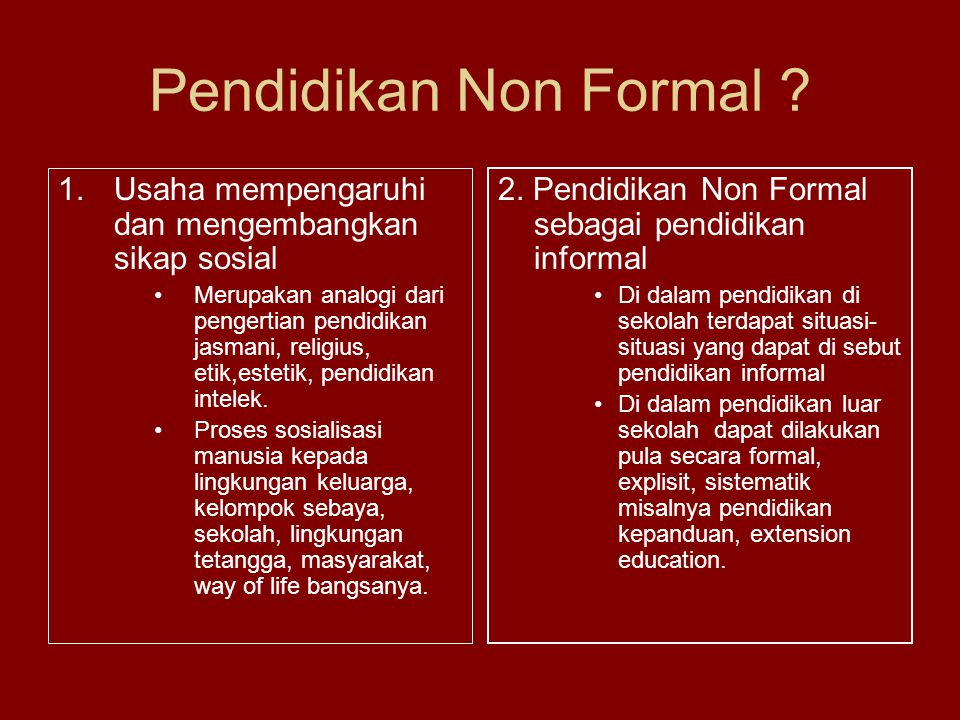 Mendorong Kolaborasi antara Pendidikan Formal dan Non Formal | Cikoneng Mendorong Kolaborasi antara Pendidikan Formal dan Non Formal | Cikoneng